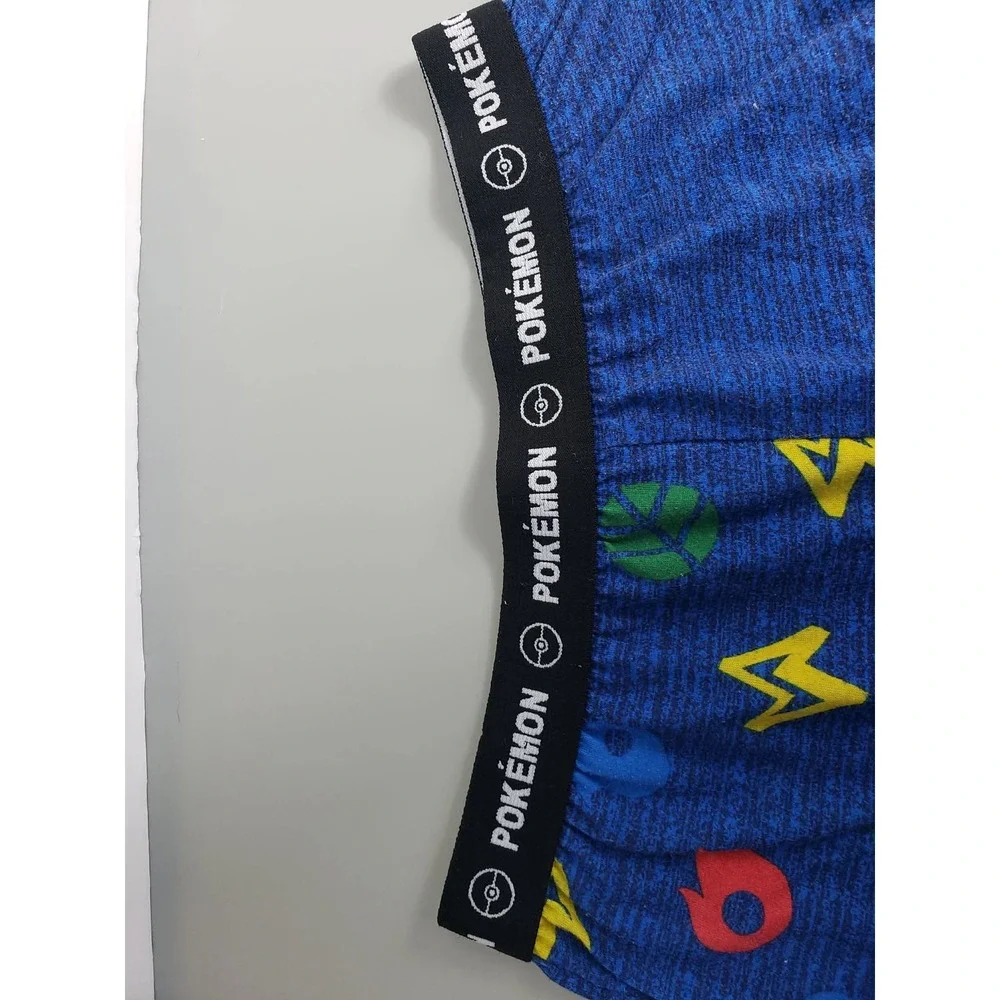 Pokémon Boys Pajama Pants XL (14/16) Blue All-Over Poké Ball ElementLounge Pants